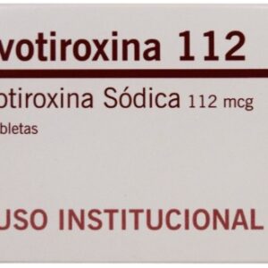 LEVOTIROXINA 112 MCG TABLETA