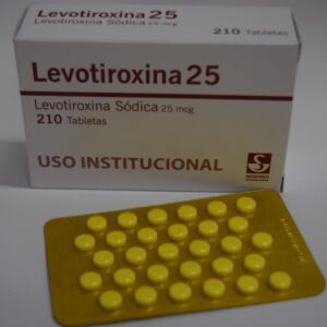 LEVOTIROXINA 25 MCG TABLETA