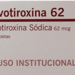 LEVOTIROXINA 62 MCG TABLETAS
