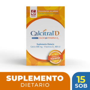 CALCITRAL D 600 MG 400 UI POLVO GRANULADO X 3.3 G