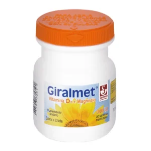GIRALMET VITAMINA D3 1000 UI+MAGNESIO TABLETA MASTICABLE