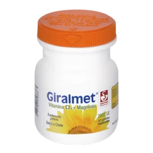 GIRALMET VITAMINA D3 2000 UI+MAGNESIO TABLETA MASTICABLE
