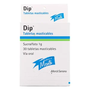 DIP 1 G TABLETA MASTICABLE SABOR MENTA