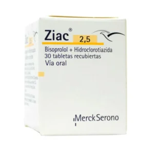 ZIAC 2.5 MG 6.25 MG TABLETAS