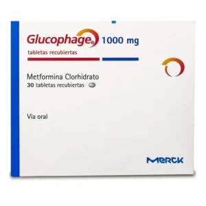 GLUCOPHAGE 1000 MG TABLETA RECUBIERTA