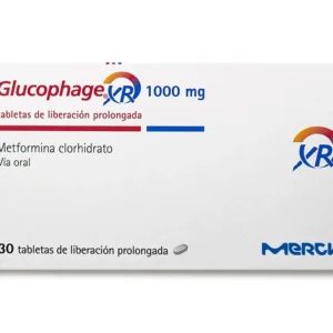 GLUCOPHAGE XR 1000 MG TABLETA DE LIBERACION PROLONGADA