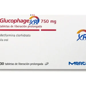 GLUCOPHAGE XR 750 MG TABLETA DE LIBERACION PROLONGADA