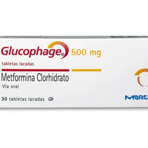GLUCOPHAGE 500 MG TABLETA