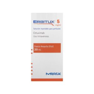 ERBITUX 5 MG ML SOLUCION INYECTABLE X 20 ML