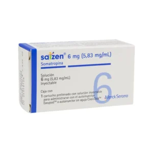 SAIZEN 6 MG 1.03ML ( 5.83MG ML) SOLUCION INYECTABLE