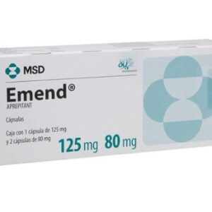 EMEND 1 CAPSULA 125 MG & 2 CAPSULAS 80 MG CAJA X 3