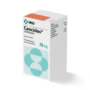 CANCIDAS 70 MG POLVO PARA SOLUCION INYECTABLE VIAL