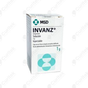 INVANZ 1 G POLVO PARA SOLUCION INYECTABLE VIAL