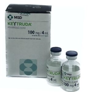 KEYTRUDA 100 MG4 ML SOLUCION INYECTABLE CAJA X 2