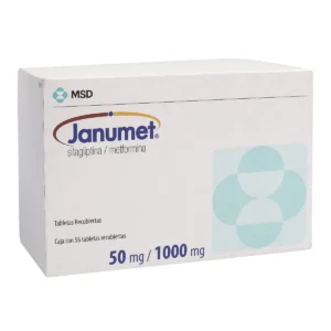 JANUMET 50-1000 MG TABLETA RECUBIERTA CAJA X 56