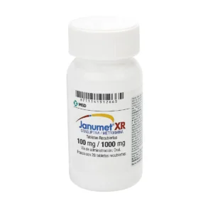 JANUMET XR 1001000 MG TABLETAS RECUBIERTAS DE LIBERACION PROLONGADA FCO x 28