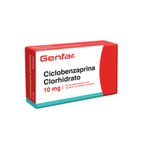 CICLOBENZAPRINA 10 MG TABLETA RECUBIERTA