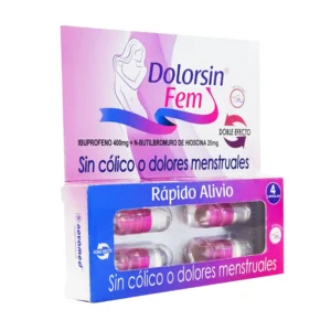 DOLORSIN FEM 400 20 MG CAPSULA DURA CON CONTENIDO LIQUIDO
