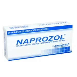 NAPROZOL 500 20 MG TABLETA DE LIBERACION RETARDADA