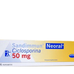 SANDIMMUN NEORAL 50 MG CAPSULA BLANDA