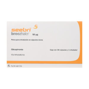 SEEBRI BREEZHALER 50 MCG POLVO PARA INHALACION CAPSULA DURA