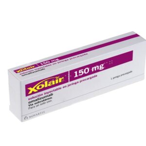 XOLAIR 150 MG 1 ML SOLUCION INYECTABLE EN JERINGA PRELLENADA