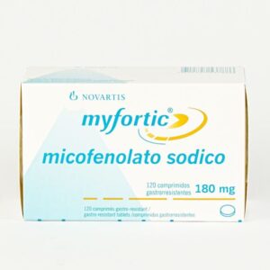 MYFORTIC 180 MG COMPRIMIDO GASTRORRESISTENTES