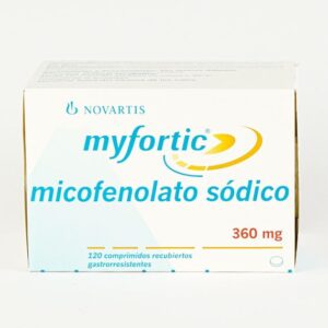 MYFORTIC 360 MG COMPRIMIDO GASTRORRESISTENTES