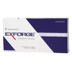 EXFORGE 5 160 MG COMPRIMIDO CON CUBIERTA PELICULAR