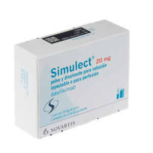 SIMULECT 20 MG POLVO PARA SOLUCION INYECTABLE