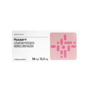HYZAAR 50 12.5 MG TABLETA RECUBIERTA