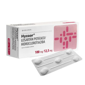 HYZAAR 100 12.5 MG TABLETA RECUBIERTA