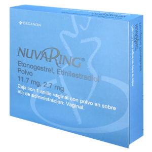 NUVARING 11.7 MG+2.7 MG ANILLO VAGINAL