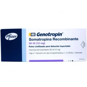 GENOTROPIN 12 MG (36 UI) POLVO PARA RECONSTITUIR A SOLUCION INYECTABLE