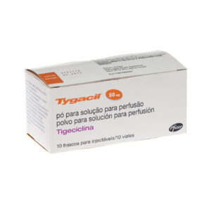 TYGACIL 50 MG POLVO PARA SOLUCION INYECTABLE