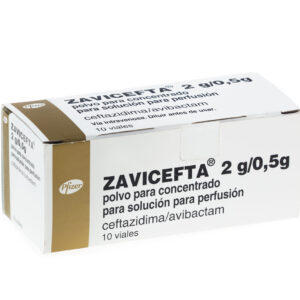 ZAVICEFTA 2 G 0.5 G POLVO PARA SOLUCION INYECTABLE
