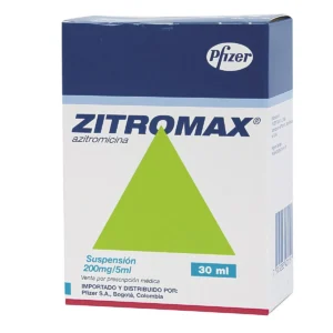 ZITROMAX 200 MG 5 ML POLVO PARA SUSPENSION ORAL X 30 ML