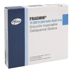 FRAGMIN 10000 UI 0.4 ML SOLUCION INYECTABLE EN JERINGA PRELLENADA