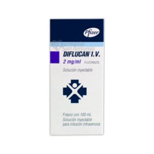 DIFLUCAN 2 MG ML SOLUCION INYECTABLE X 100 ML