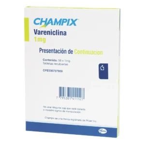 CHAMPIX 1 MG TABLETA RECUBIERTA