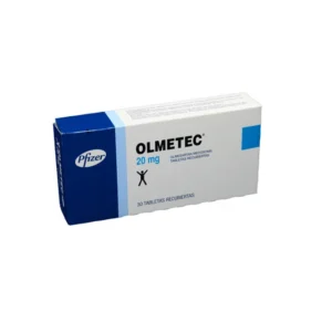 OLMETEC 20 MG TABLETA RECUBIERTA