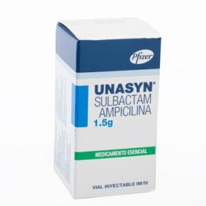 UNASYN 1.5 G POLVO PARA RECONSTITUIR A SOLUCION INYECTABLE