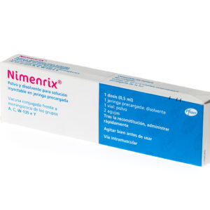 VACUNA NIMENRIX POLVO PARA RECONSTITUIR A SOLUCION INYECTABLE