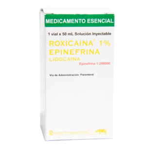 ROXICAINA 1% EPINEFRINA 1 200.000 SOLUCION INYECTABLE X 50 ML