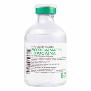 ROXICAINA SIMPLE 1% SOLUCION INYECTABLE X 50 ML