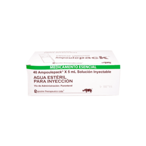 AGUA ESTERIL PARA INYECCION X 5 ML