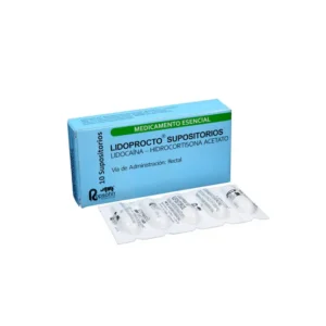 LIDOPROCTO 60 5 MG SUPOSITORIOS