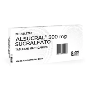 ALSUCRAL 500 MG TABLETA MASTICABLE