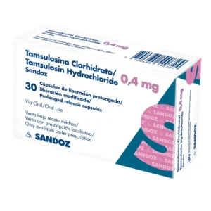 TAMSULOSINA CLORHIDRATO 0.4 MG CAPSULA DE LIBERACION MODIFICADA
