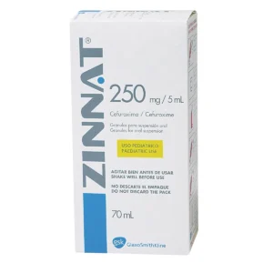 ZINNAT 250 MG 5 ML SUSPENSION ORAL X 70 ML